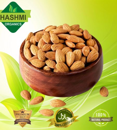 Hashmi Organics Crunchy Organic Almonds – 100% Premium Quality from Chillas/Gilgit